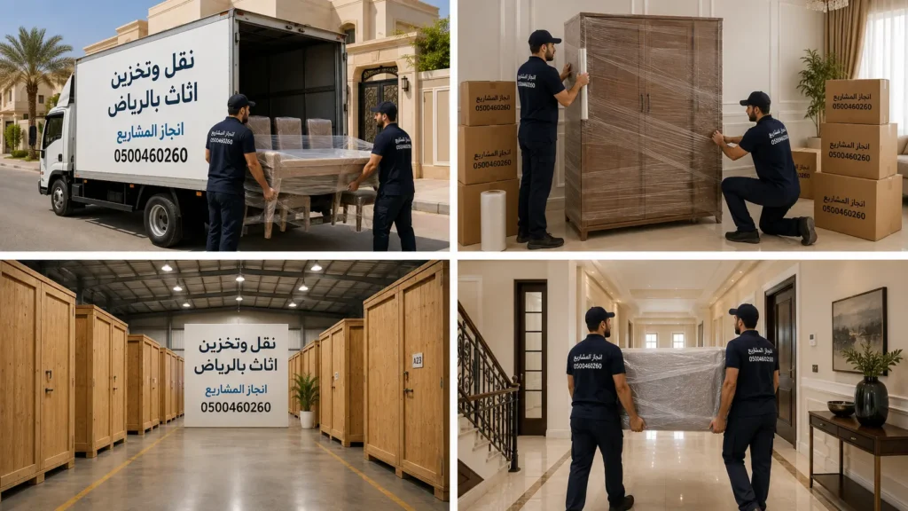نقل وتخزين اثاث بالرياض | انجاز المشاريع 0500460260